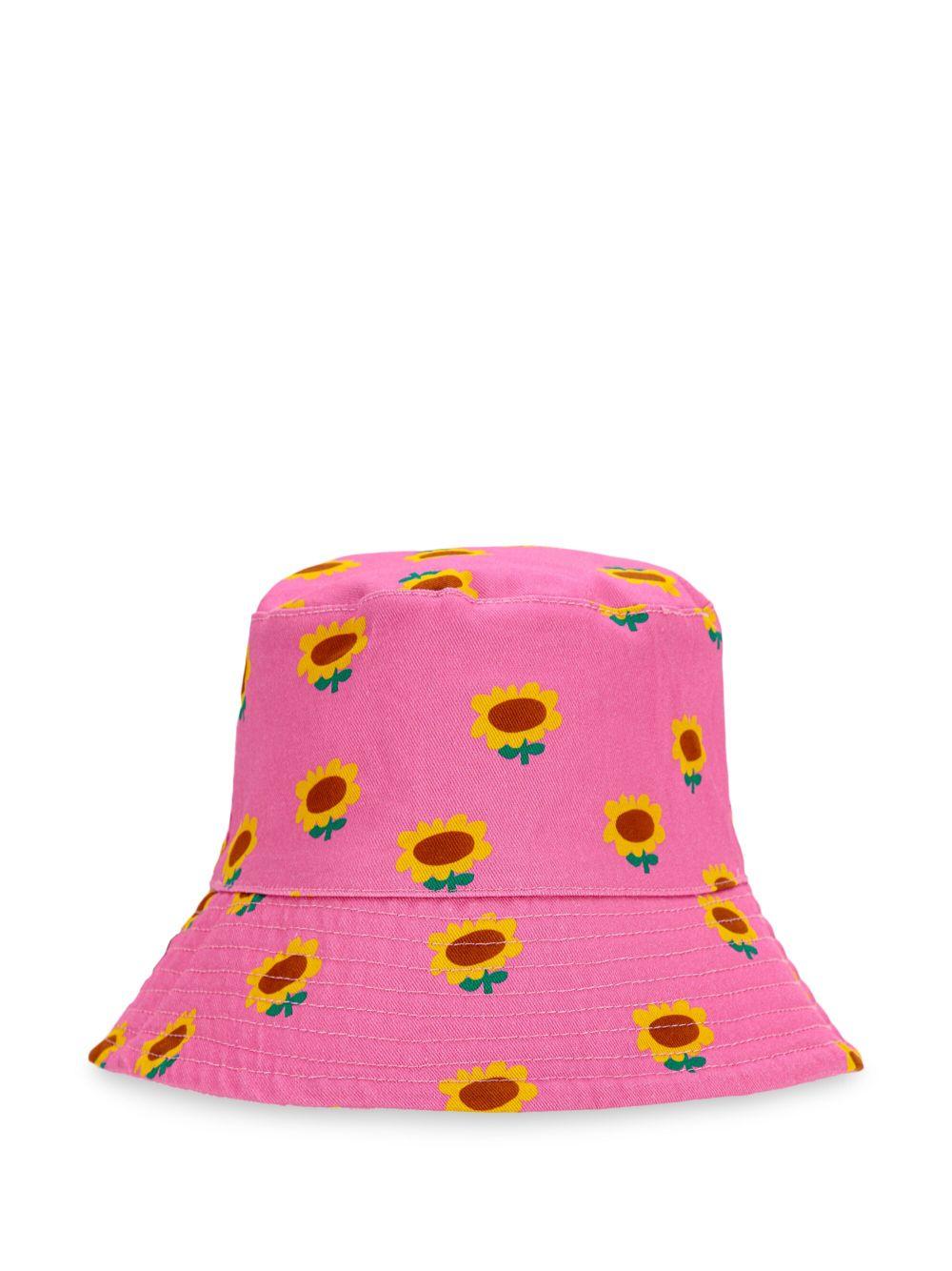 Cappello per bambino Bobo Choses rosa con logo B125AI017 561 BOBO CHOSES 