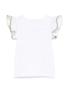 Top per neonata Mariella Ferrari bianco con dettaglio a smerlo TSC3 500 P005 MARIELLA FERRARI 