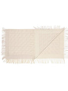 Copertina con monogramma per neonato Fendi Kids beige con bordi con frange BUJ222 AKJL F0UQ1 FENDI KIDS 