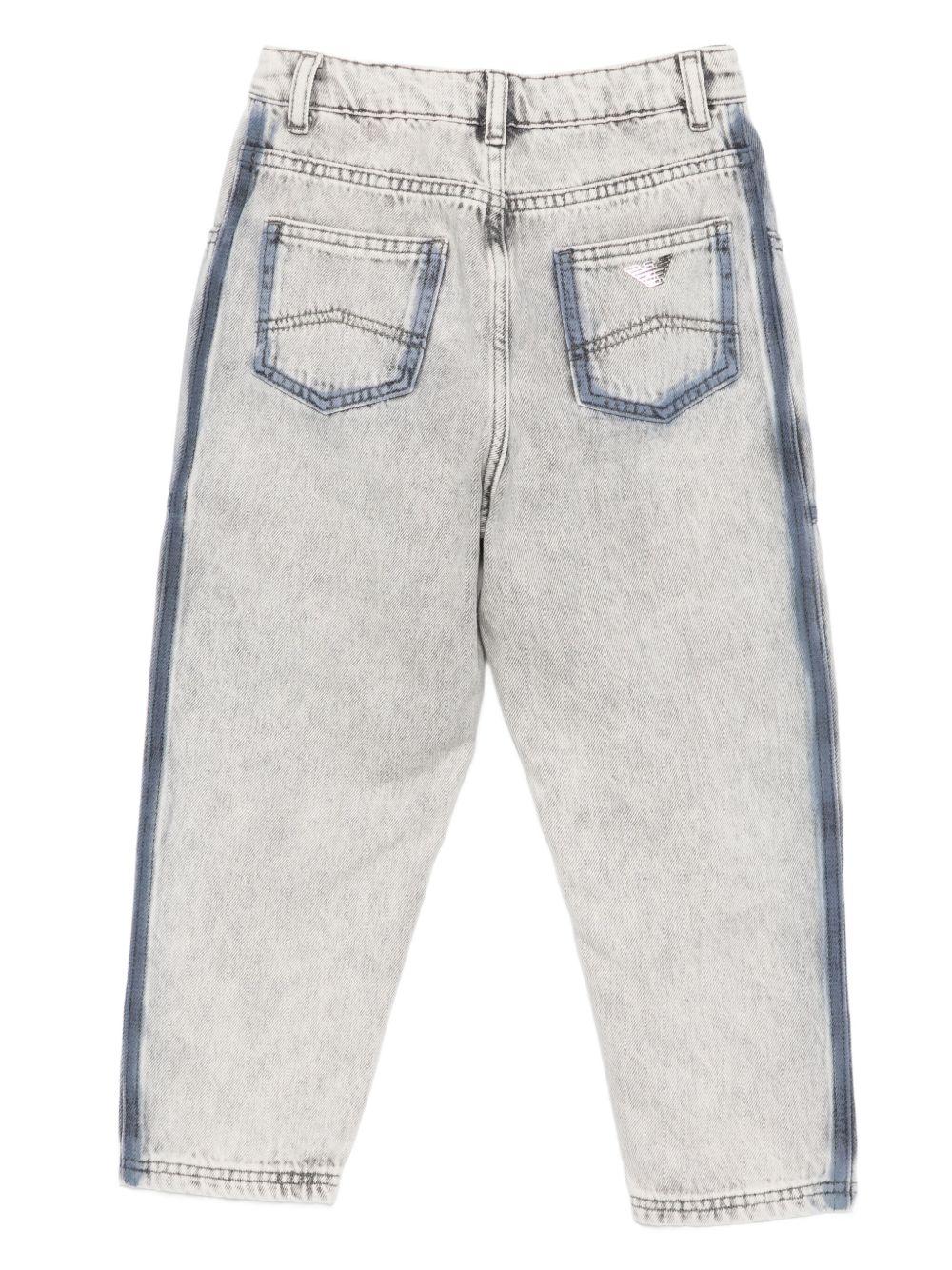 Jeans per bambino Emporio Armani Kids denim con righe laterali EB000528 AF16167 M8098 EMPORIO ARMANI KIDS 