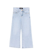 Jeans Asta per bambina Molo denim con design a cinque tasche - Rubino Kids