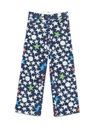 Jeans per bambina Stella McCartney Kids in denim con stelle all - over - Rubino Kids