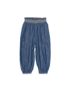 Jeans per bambina Zimmermann Kids in denim con elastico in vita - Rubino Kids