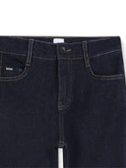 Jeans per bambino Boss Kids denim con design a cinque tasche - Rubino Kids