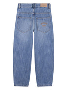 Jeans per bambino Givenchy Kids in denim con ricamo con logo - Rubino Kids