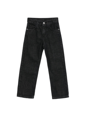 John Richmond Junior Black Jeans for Boys with Logo Plaque