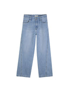 Jeans per bambino Lanvin Enfant azzurro con dettaglio logo - Rubino Kids