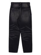 Jeans per bambino Moschino Kids neri con effetto vissuto - Rubino Kids