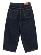 Jeans per bambino MSGM Kids denim con logo ricamato - Rubino Kids
