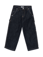 Jeans per bambino MSGM Kids denim con toppa con logo - Rubino Kids