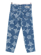 Jeans per bambino Stella McCartney Kids in denim con ricamo all - over - Rubino Kids