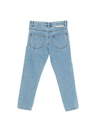 Jeans per bambino Stella McCartney Kids in denim con stampa grafica - Rubino Kids