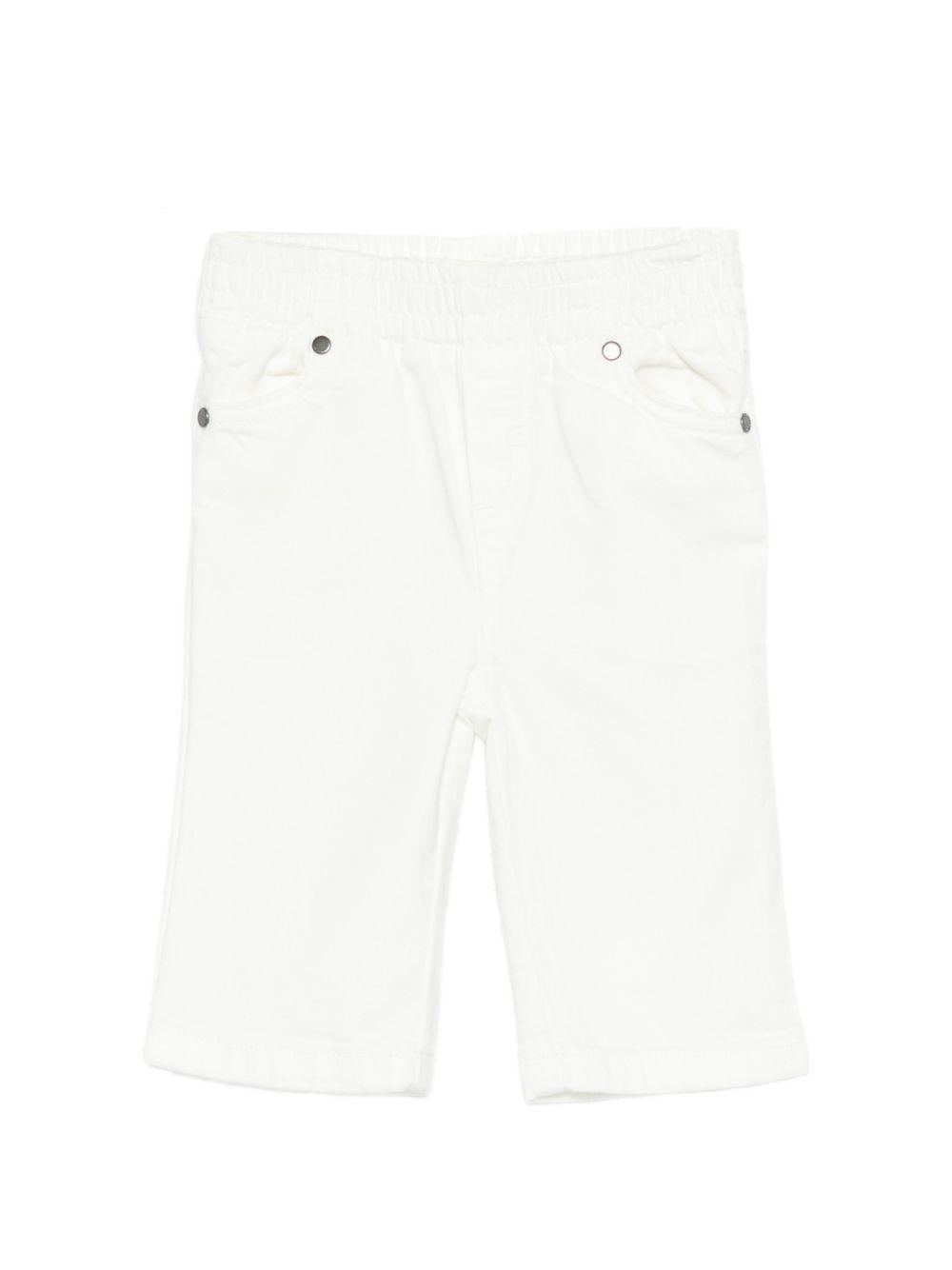 Jeans per neonato Stella McCartney Kids bianchi elasticizzati - Rubino Kids