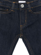 Jeans per neonato Trussardi Junior blu con cuciture a contrasto - Rubino Kids