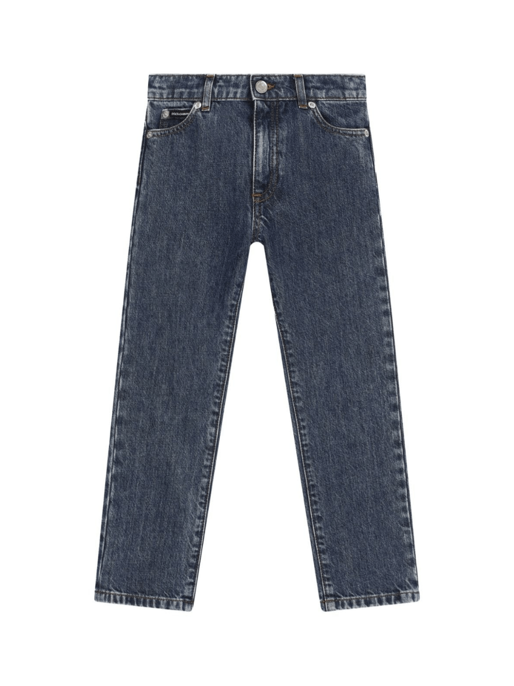 Jeans skinny con placca logo - Rubino Kids