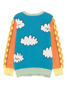 Maglia legggera per bambino Stella McCartney Kids multicolore con stampa grafica - Rubino Kids