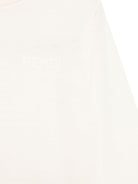 Maglia per bambina Fendi Kids bianco con collo alto - Rubino Kids