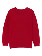 Maglione Jason per bambino Bonpoint rosso con ricamo cavallo - Rubino Kids