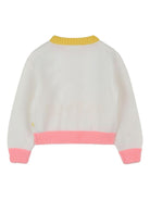 Maglione per bambina Billieblush bianco con grafica "Serial Lover Wanted" - Rubino Kids