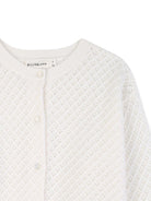 Maglione per bambina Billieblush bianco con lavorazione in maglia - Rubino Kids