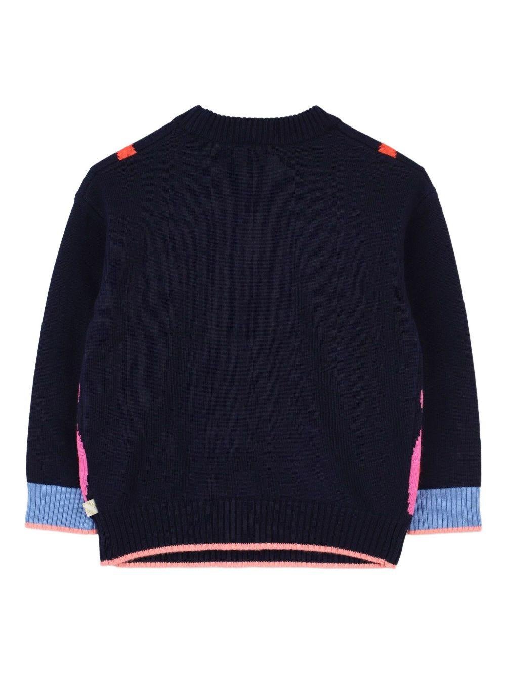 Maglione per bambina Billieblush blu con motivo farfalla - Rubino Kids