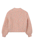 Maglione per bambina Billieblush rosa con collo alto - Rubino Kids