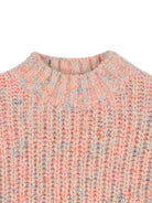 Maglione per bambina Billieblush rosa con collo alto - Rubino Kids