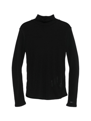 Maglione per bambina Elisabetta Franchi La Mia Bambina nero con collo alto