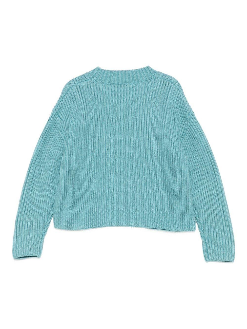 Maglione per bambina Il Gufo azzurro con maniche lunghe - Rubino Kids