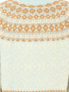 Maglione per bambina Moncler Enfant azzurro con motivo Fair Isle - Rubino Kids