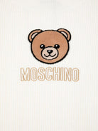 Maglione per bambina Moschino Kids bianco con motivo Teddy Bear - Rubino Kids