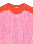 Maglione per bambina Stella McCartney Kids multicolore con design color - block - Rubino Kids