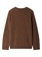 Maglione per bambino Bonpoint Berlioz marrone con effetto jacquard - Rubino Kids
