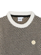 Maglione per bambino Boss Kids bianco con logo ricamato - Rubino Kids