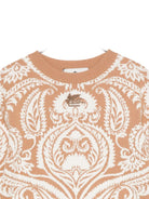 Maglione per bambino ETRO KIDS beige con motivo paisley - Rubino Kids
