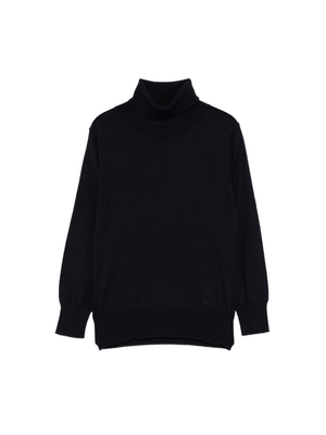 Maglione per bambino Paolo Pecora Kids blu a collo alto