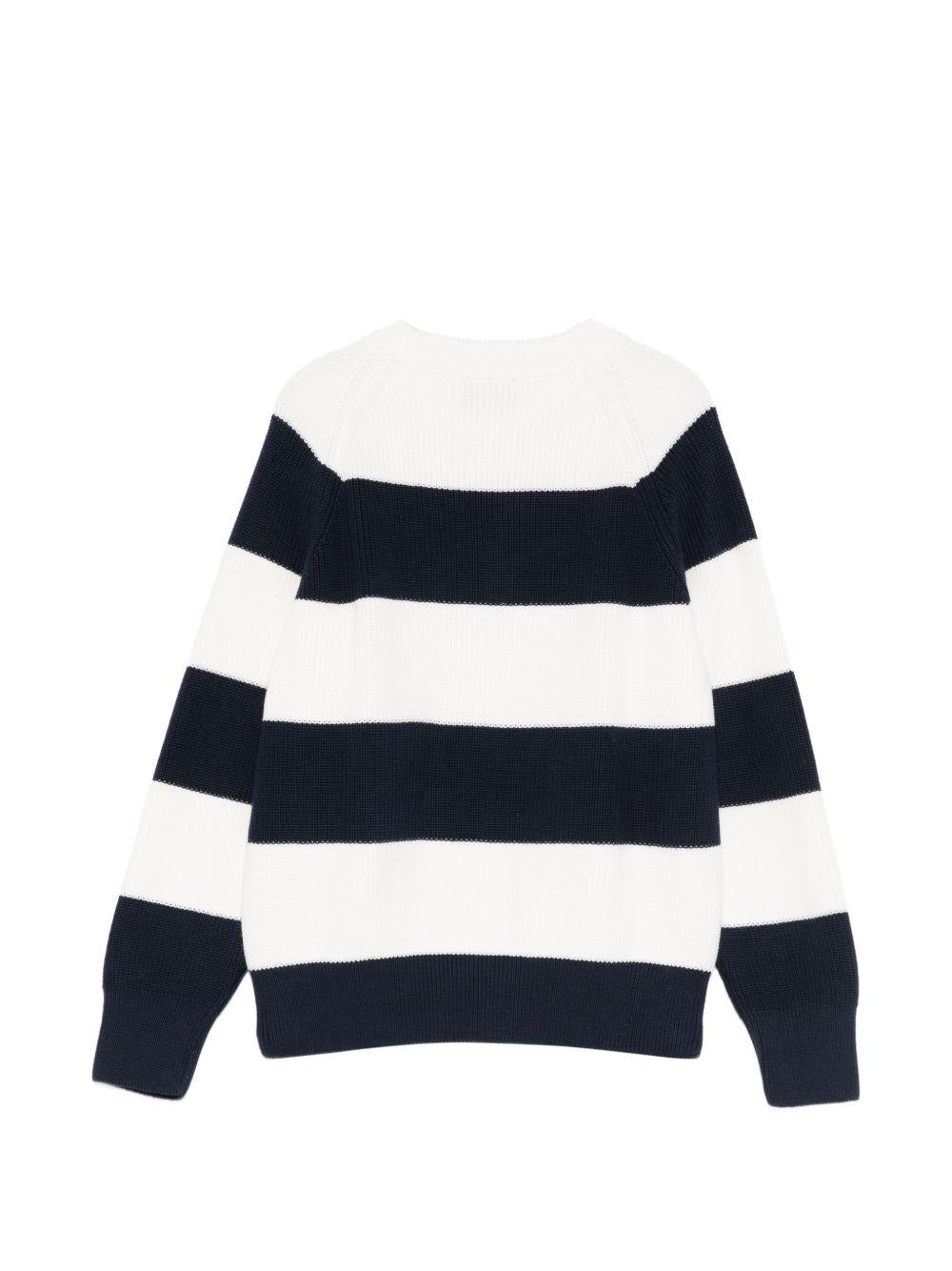 Maglione per bambino Paul & Shark Junior multicolore con design a righe - Rubino Kids