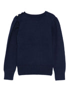 Maglione per bambino Polo Ralph Lauren Kids blu con ricamo Teddy Bear - Rubino Kids