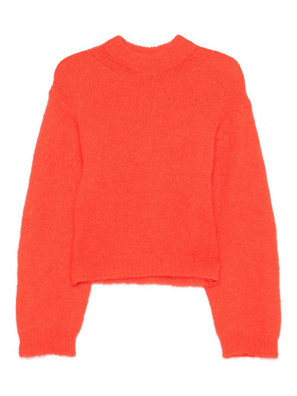 Maglione per donna ALYSI rosso con maniche a palloncino - Rubino Kids
