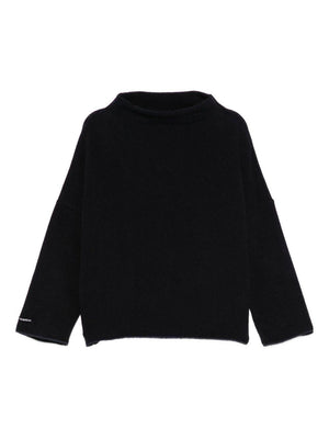 Maglione per neonata Album Di Famiglia Kids nero con maniche a 3/4