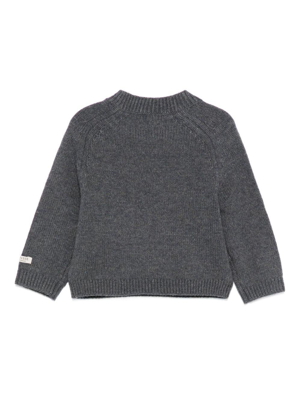 Maglione per neonato Donsje grigio con ricamo koala - Rubino Kids