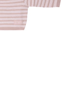 Maglione per neonato Emporio Armani Kids beige con motivo a righe - Rubino Kids