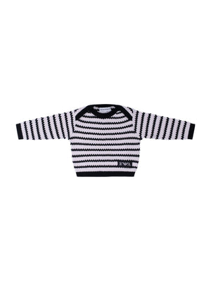 Emporio Armani Kids multicolored striped baby sweater
