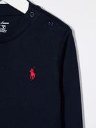 Maglione per neonato Polo Ralph Lauren blu con motivo Polo Pony - Rubino Kids