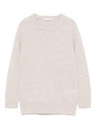 Maglione pesante per bambino Paolo Pecora Kids beige con girocollo - Rubino Kids