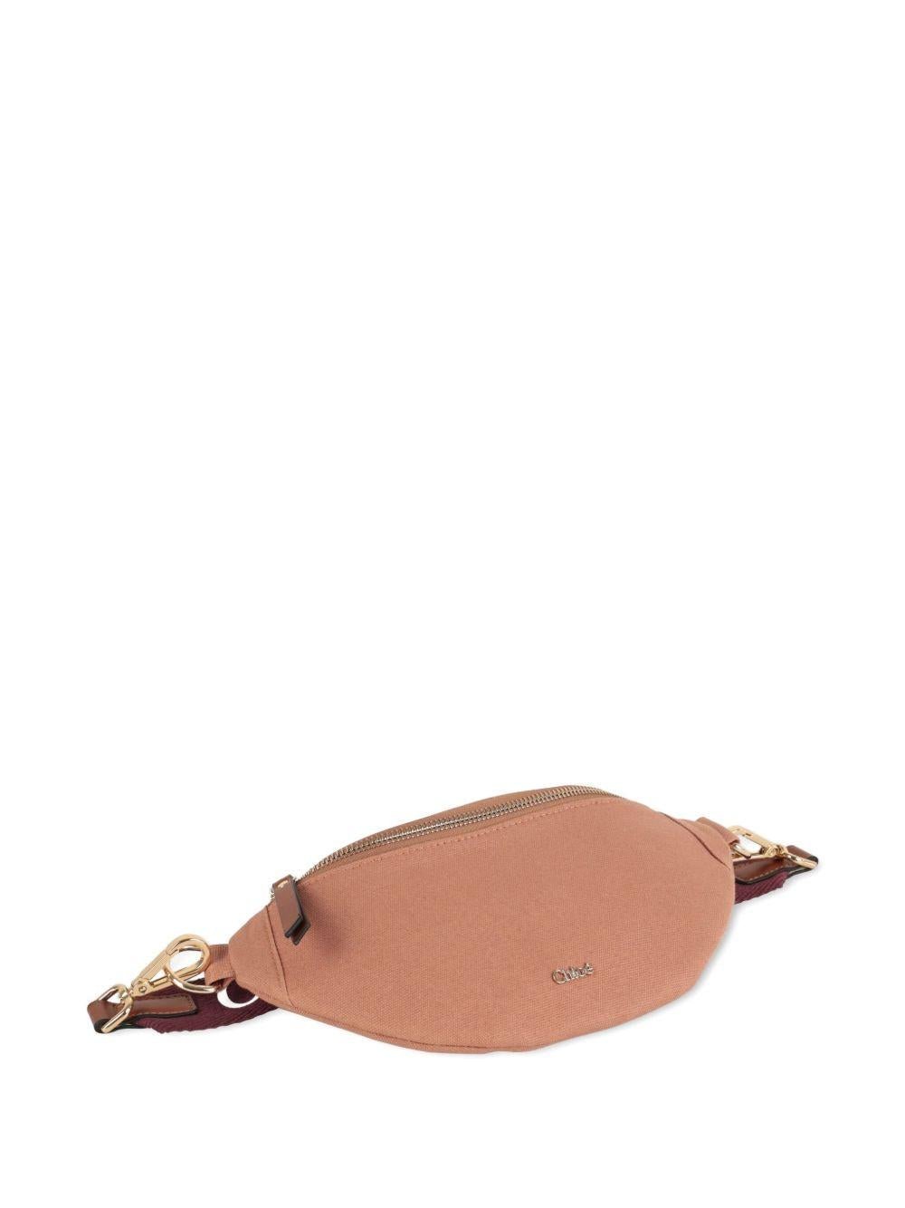 Marsupio per bambina Chloé Kids rosa con logo - Rubino Kids