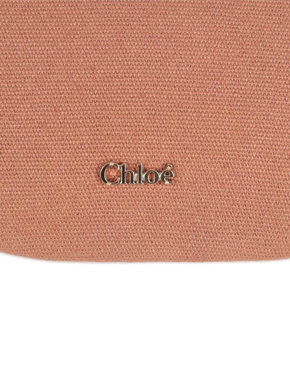 Marsupio per bambina Chloé Kids rosa con logo - Rubino Kids