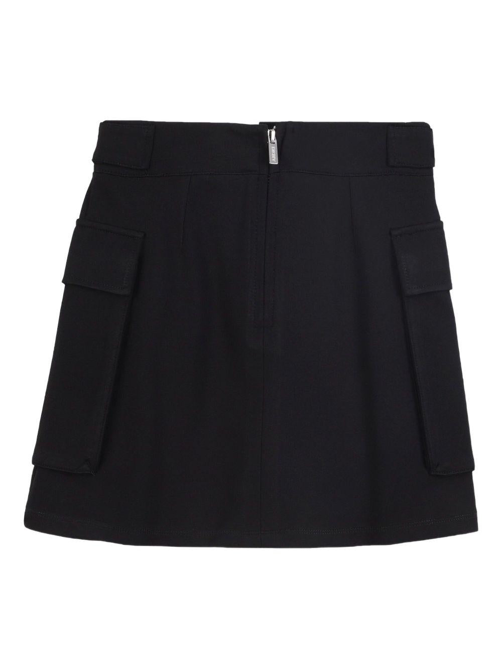 Minigonna per bambina Dkny Kids nera con tasche - Rubino Kids