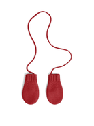 Muffole per neonato Bonpoint rosso in maglia - Rubino Kids