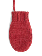 Muffole per neonato Bonpoint rosso in maglia - Rubino Kids